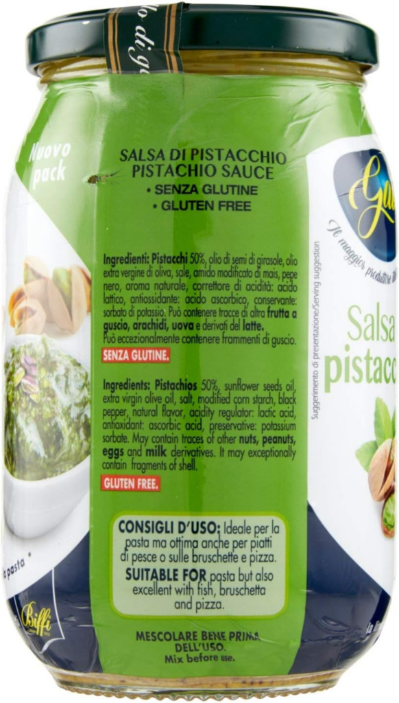 Biffi La Linea Professionale Salsa di Pistacchio 480 g