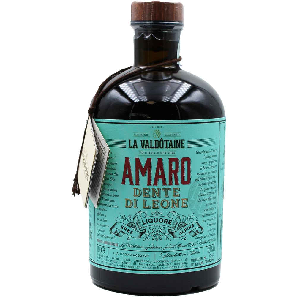 La Valdotaine Amaro Dente Di Leone Di Erbe Alpine Cl 100 32,6% vol