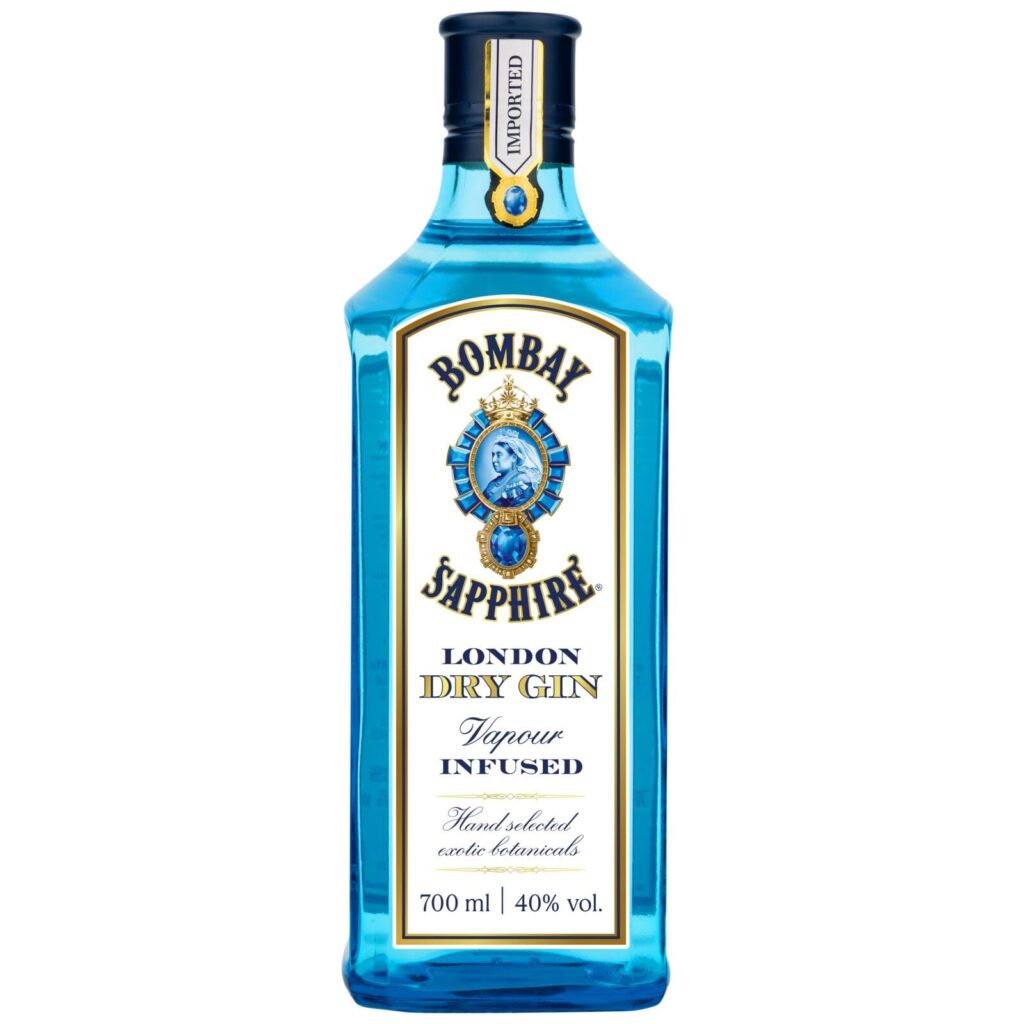 Bombay Sapphire London Dry Gin – 40% vol, 700 ml