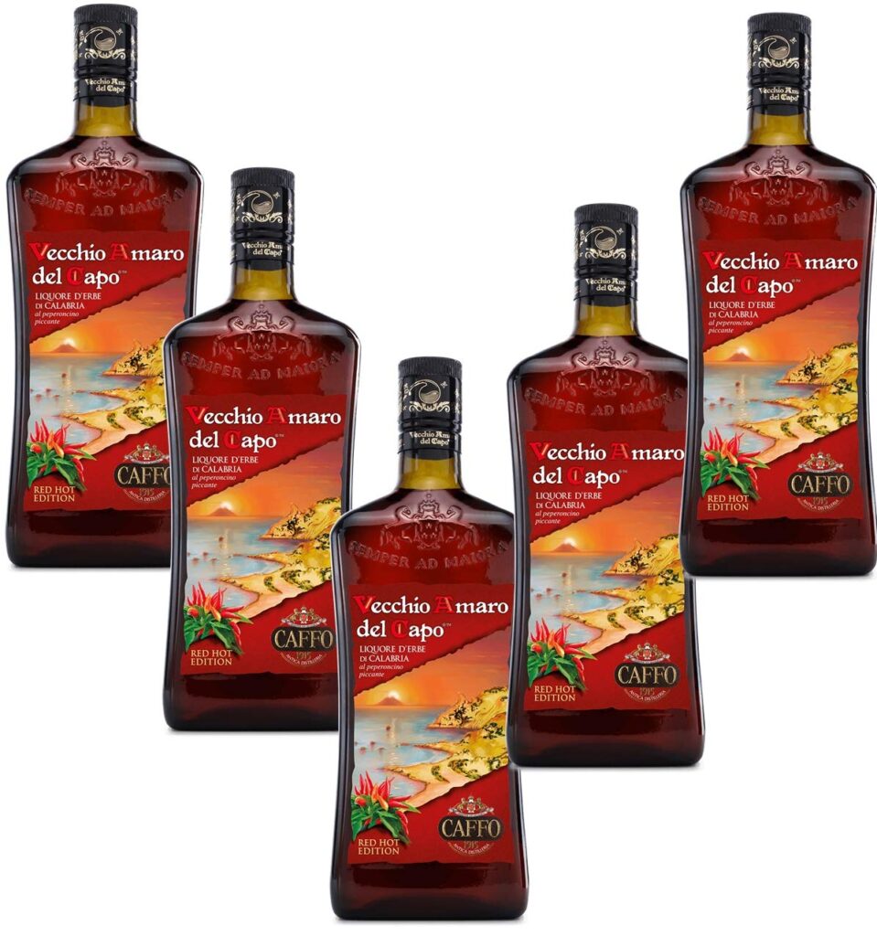 Vecchio Amaro del Capo RED HOT EDITION al peperoncino piccante 700 ml