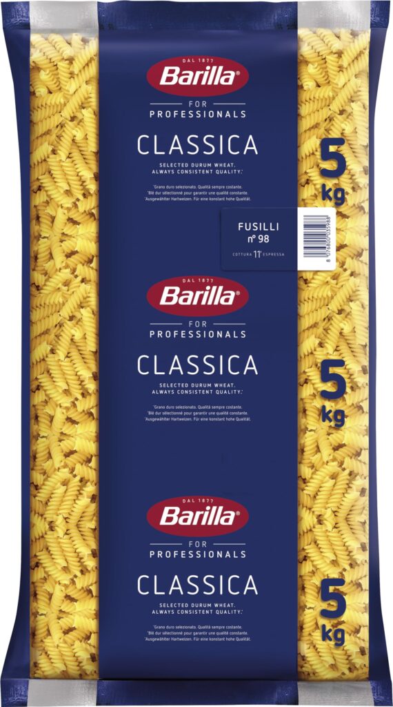 Barilla - Fusilli n.98 [5kg] - 5 KG - (Confezione da 1)